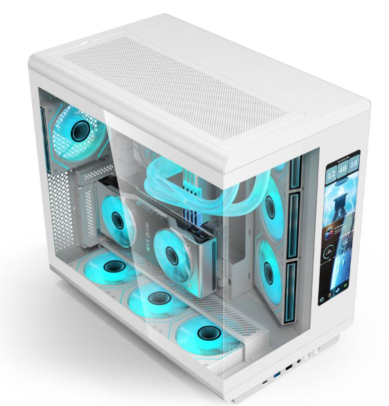 Acer Casing U600 With Built in LED Display 4x Fans White Acer Casing U600 With Built in LED Display 4x Fans White